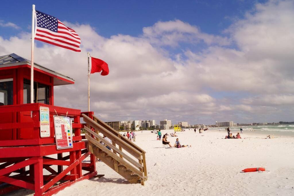 Poolside Paradise Near Siesta Key Beach Sarasota Exteriör bild